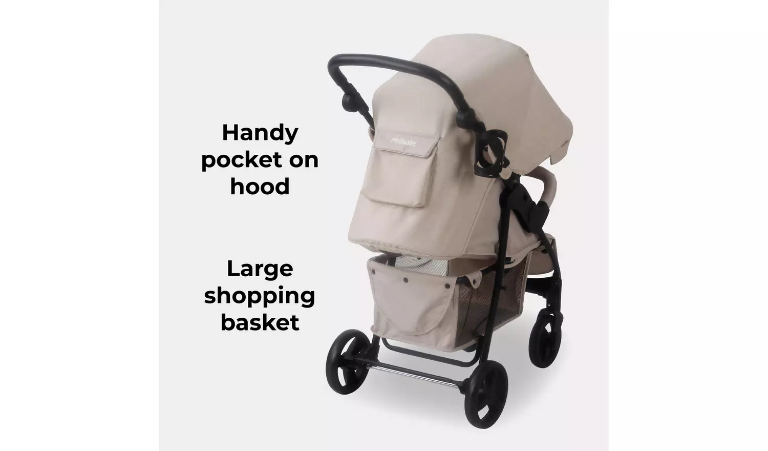 My Babiie MB30 Plus Pushchair - Oatmeal