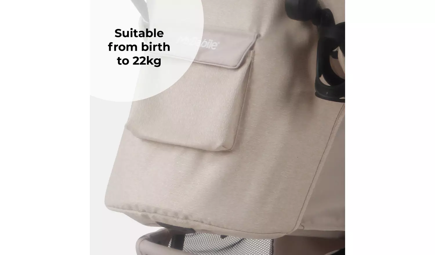 My Babiie MB30 Plus Pushchair - Oatmeal