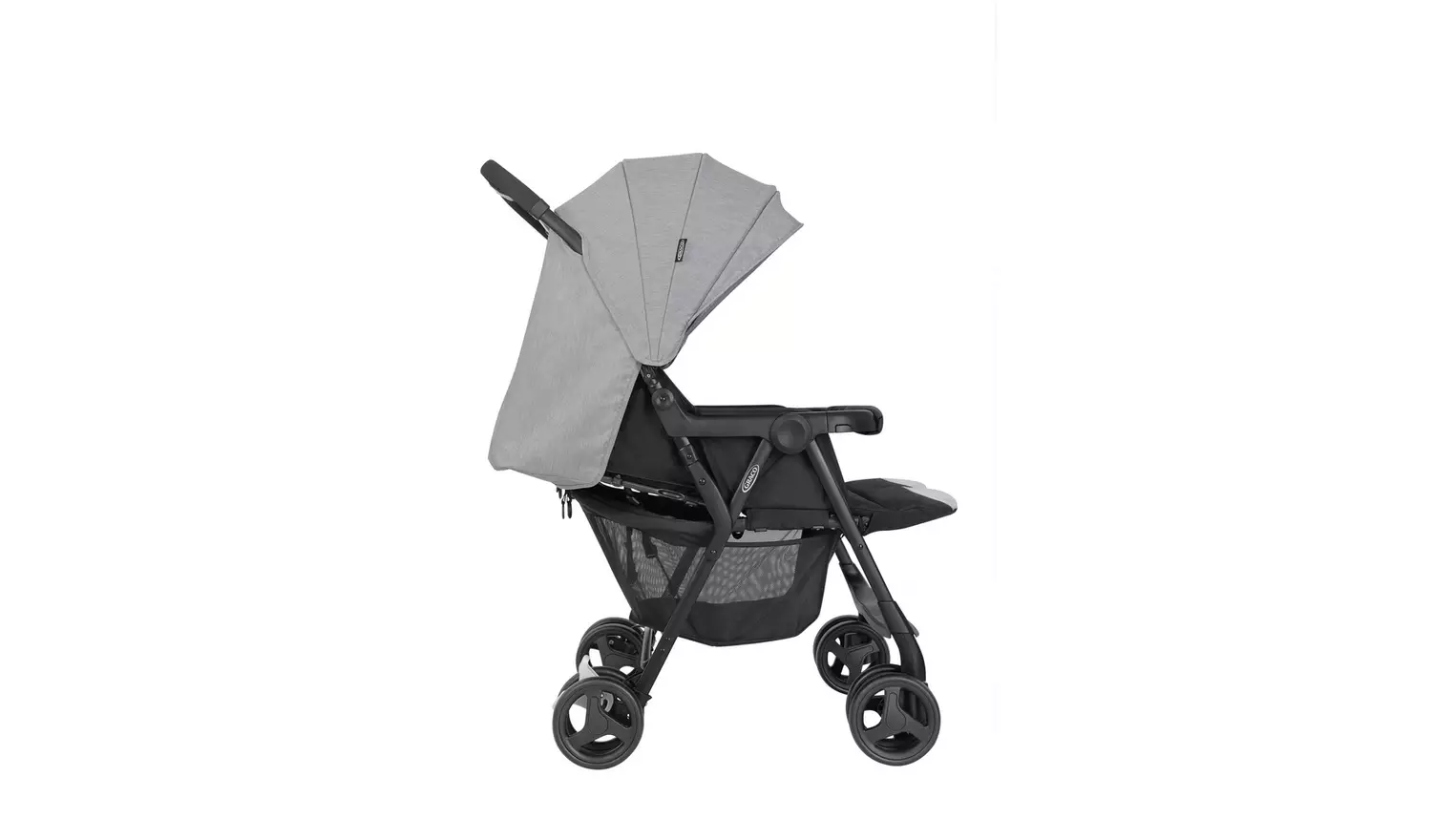 Graco DuoRider Twin Pushchair - Steeple Gray