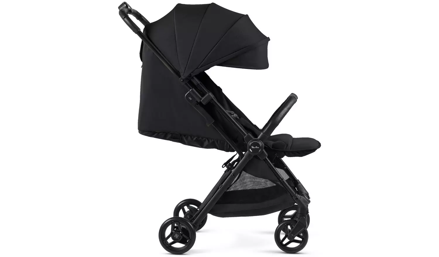 Silver Cross Jet Stroller 5 pc Bundle – Black
