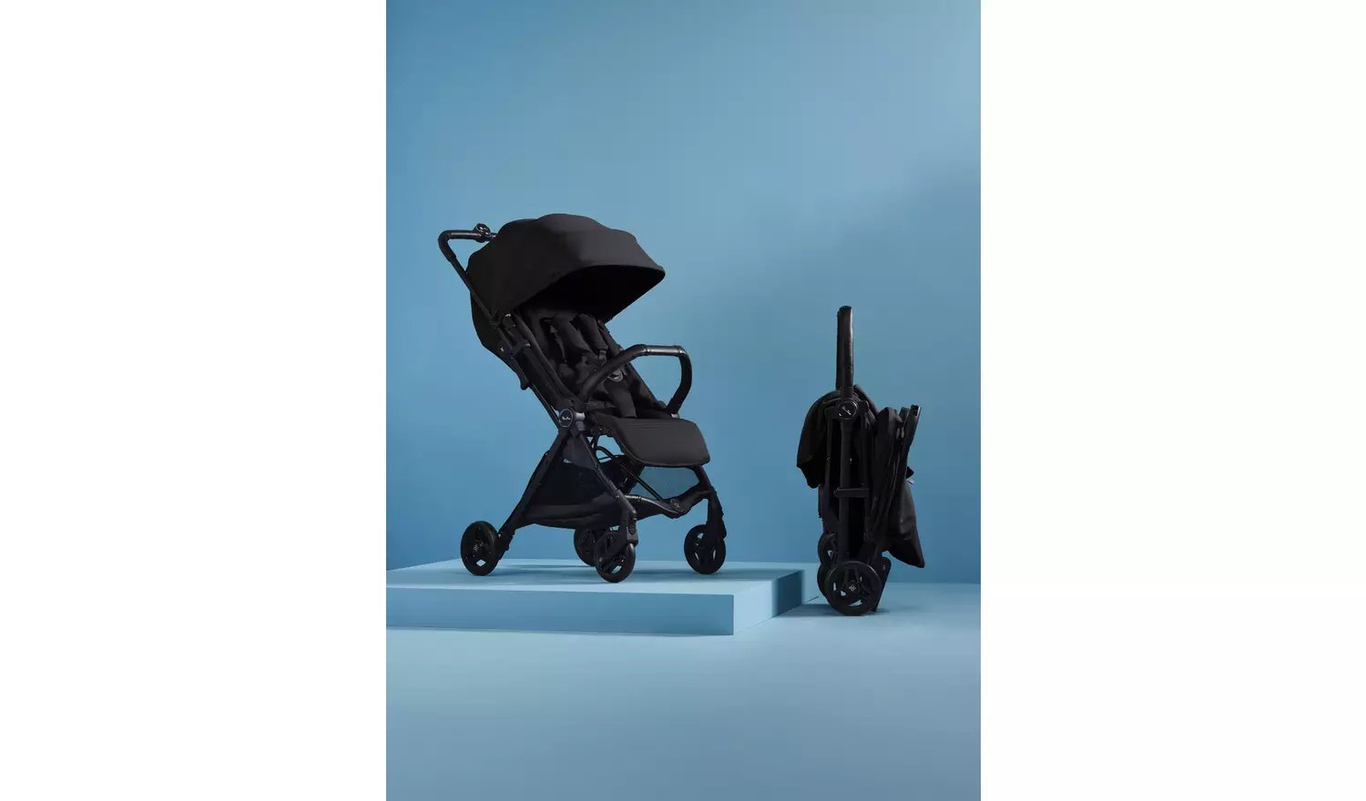 Silver Cross Jet Stroller 5 pc Bundle – Black
