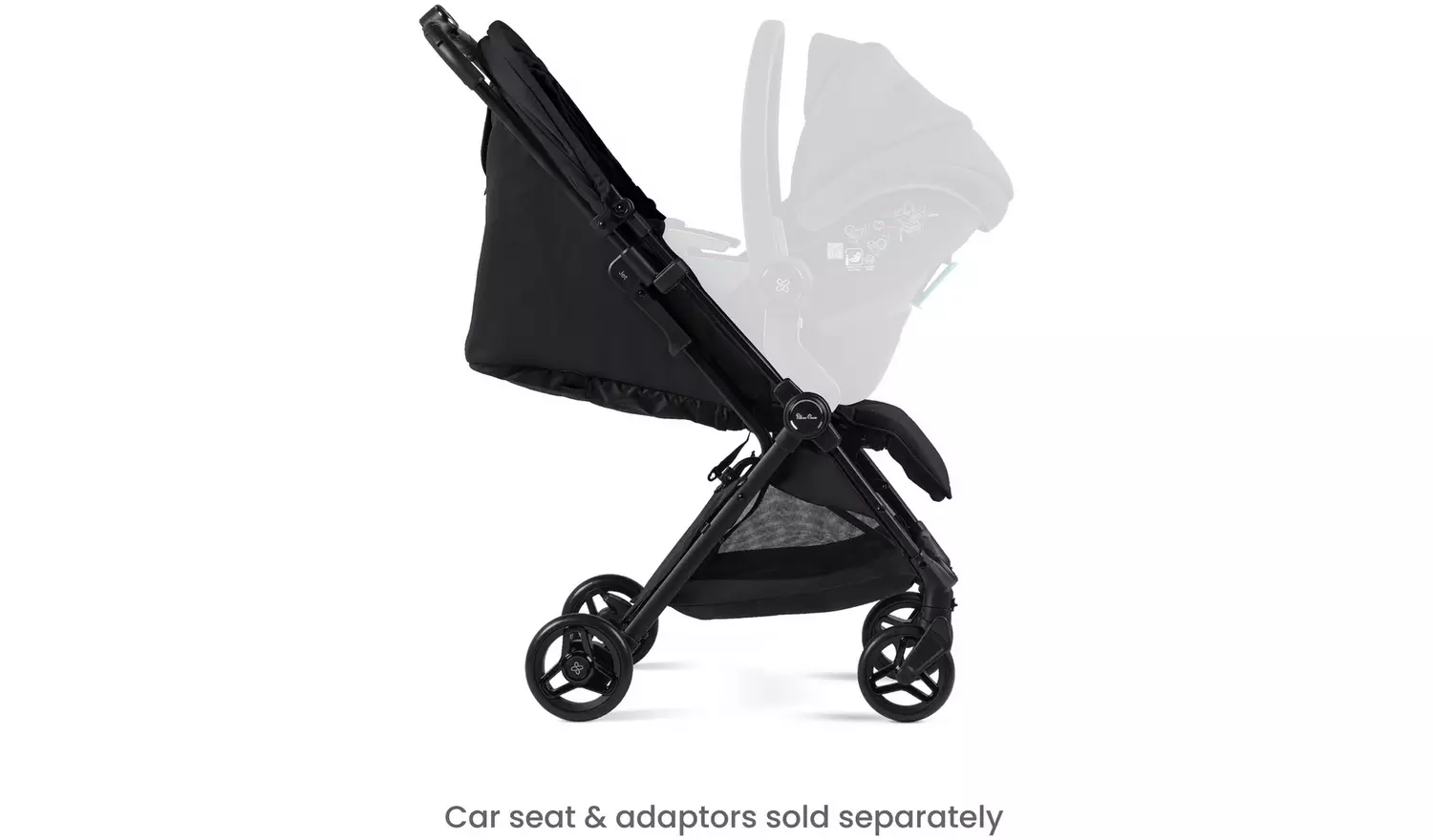 Silver Cross Jet Stroller 5 pc Bundle – Black