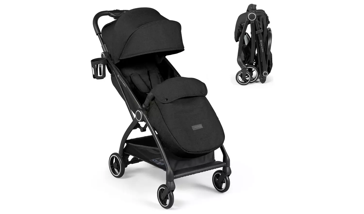 Ickle Bubba Aries Max Stroller Black