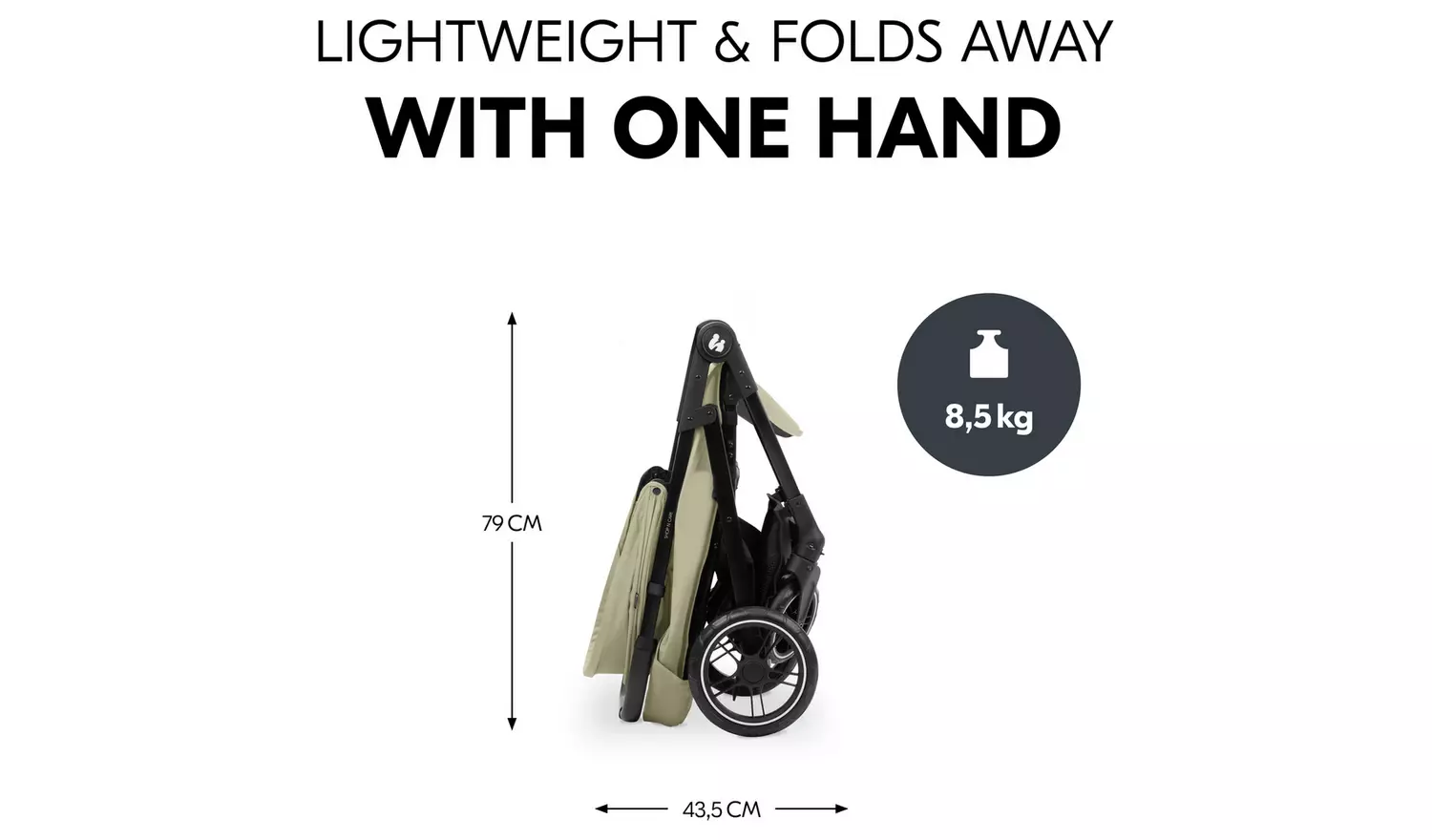 Hauck Shop N Care Pushchair – Olive