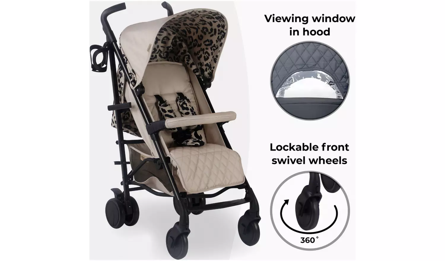 My Babiie MB51 Stroller Leopard