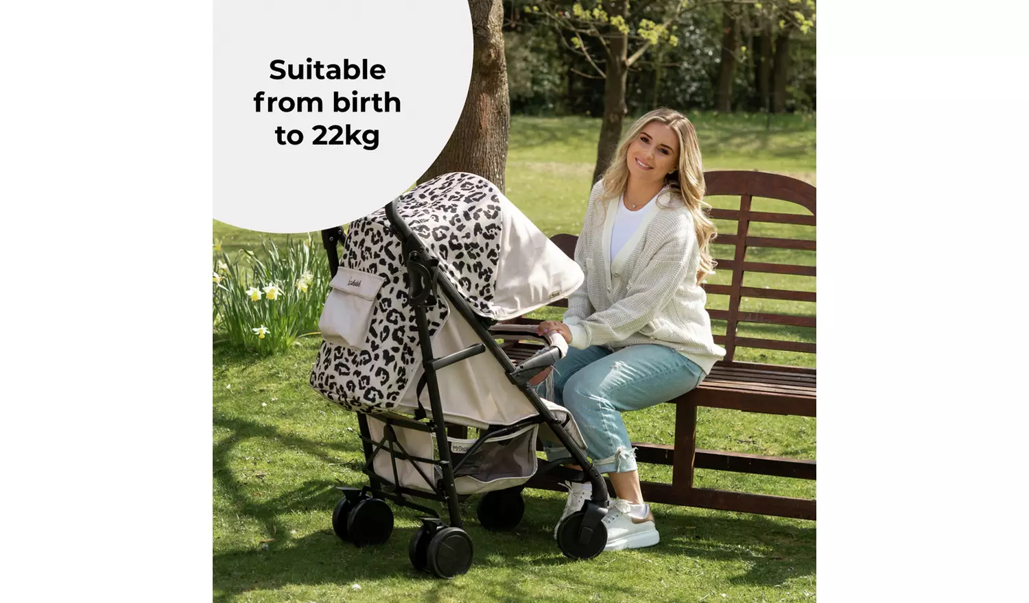 My Babiie MB51 Stroller Leopard