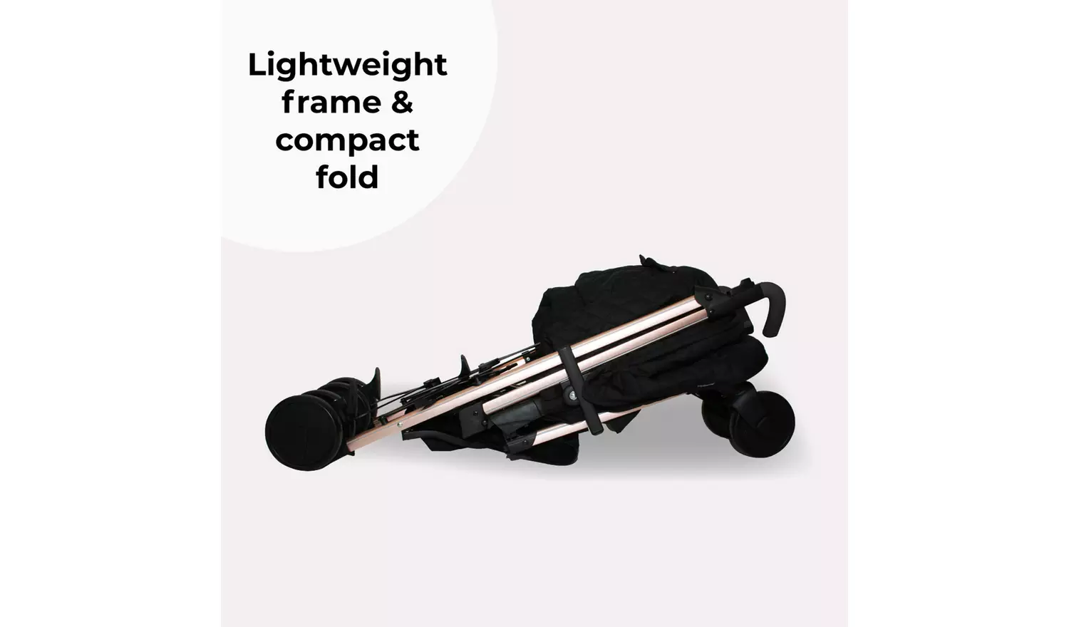 My Babiie MB51 Stroller - Quilted Black