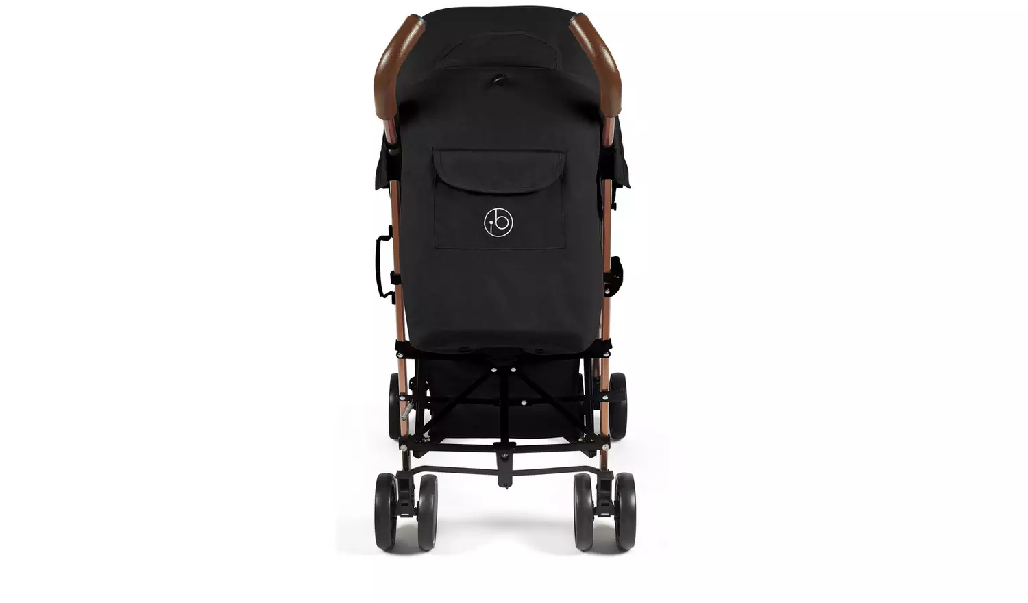 Ickle Bubba Discovery Max Stroller - Black on Rose Gold