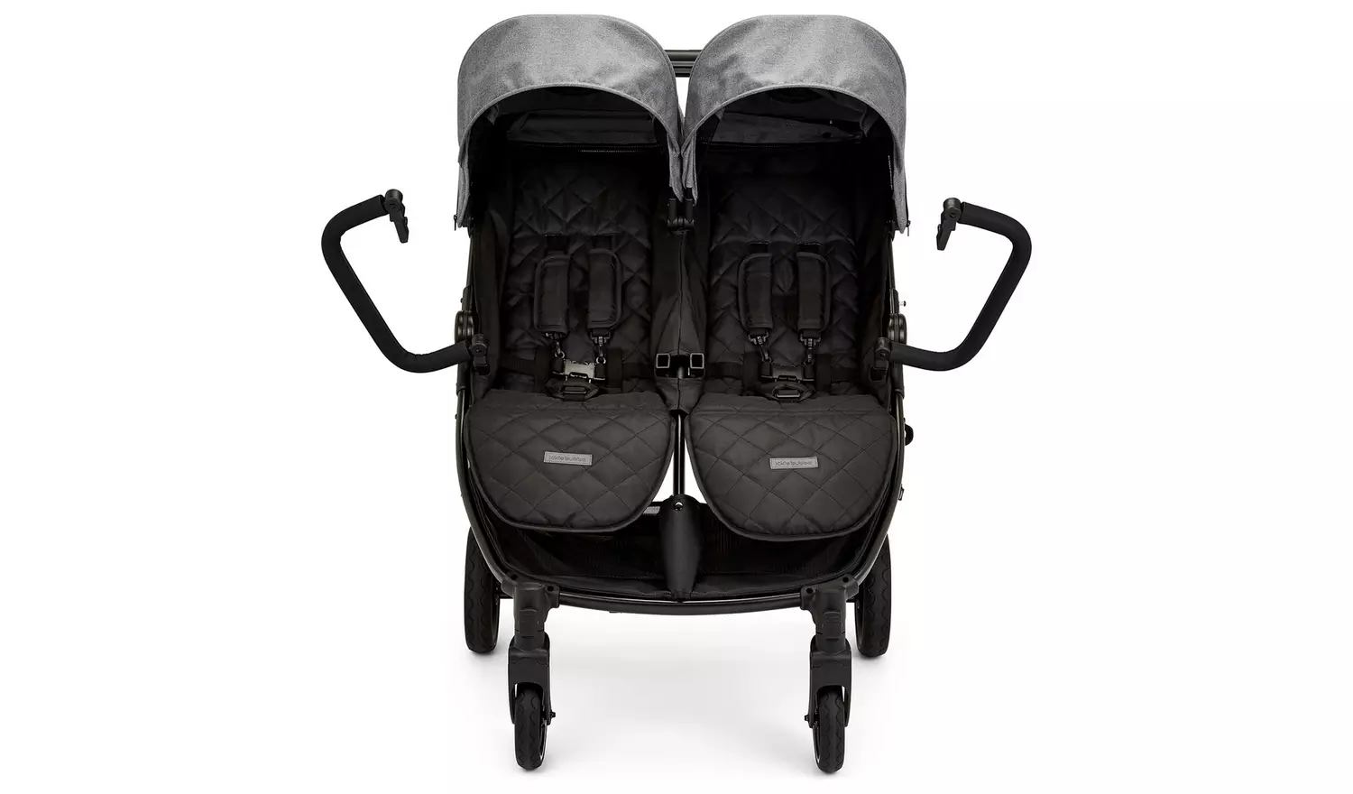 Ickle Bubba Venus Max Double Stroller – Space Grey