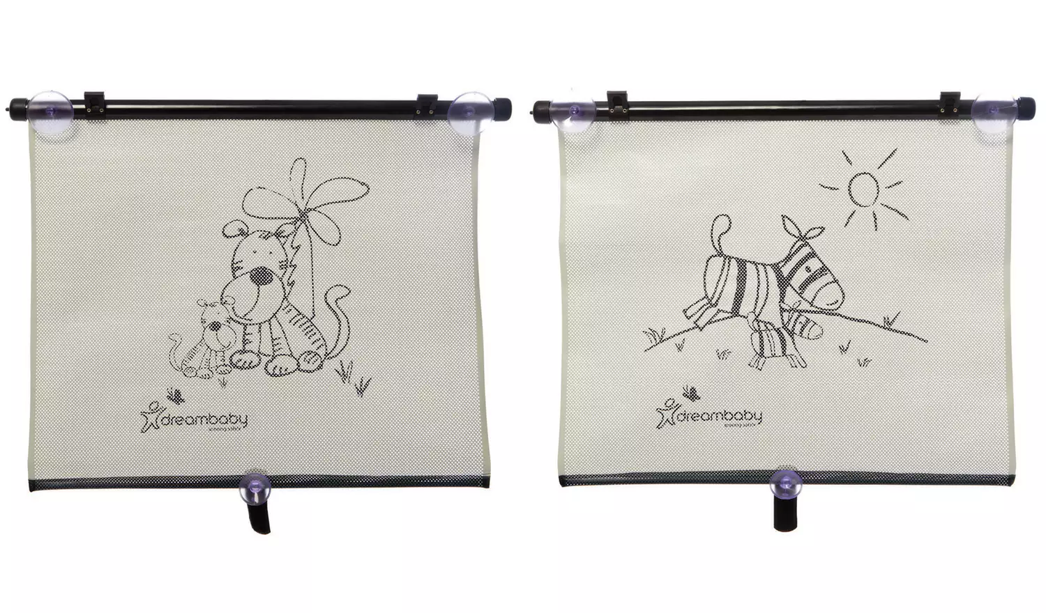 Dreambaby Car Window Roller Blinds 2pk – Adjustable