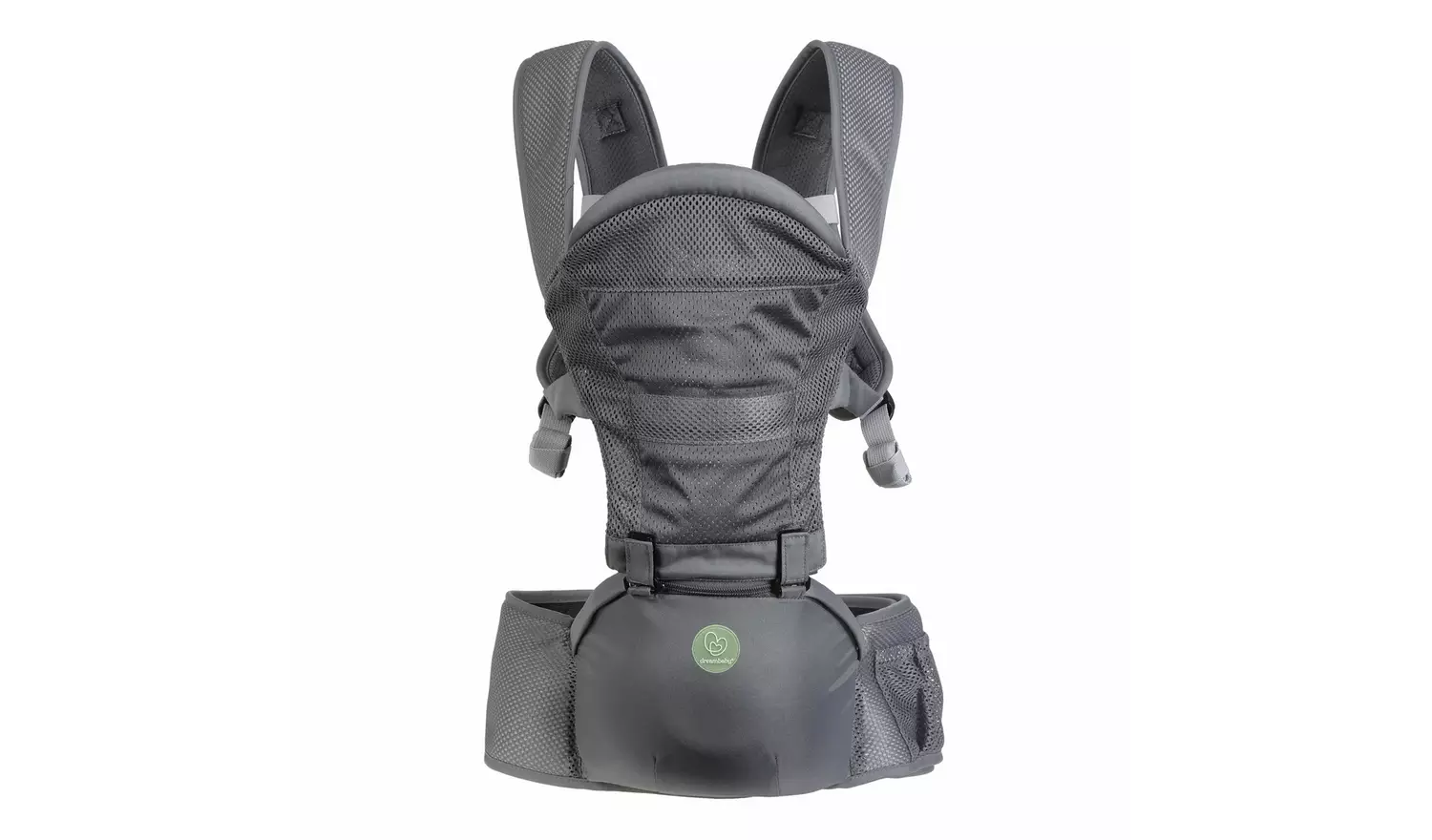 Dreambaby Elevate 5/1 Multifunctional Baby Carrier Grey