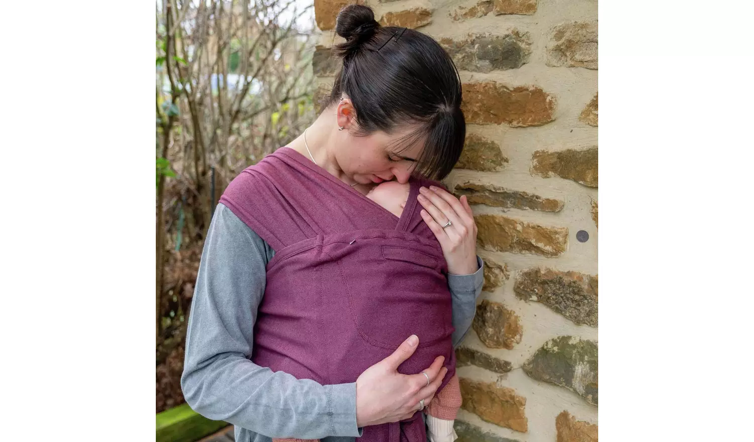 Caboo Cotton Blend Baby Carrier Slings Newborns 5lb+