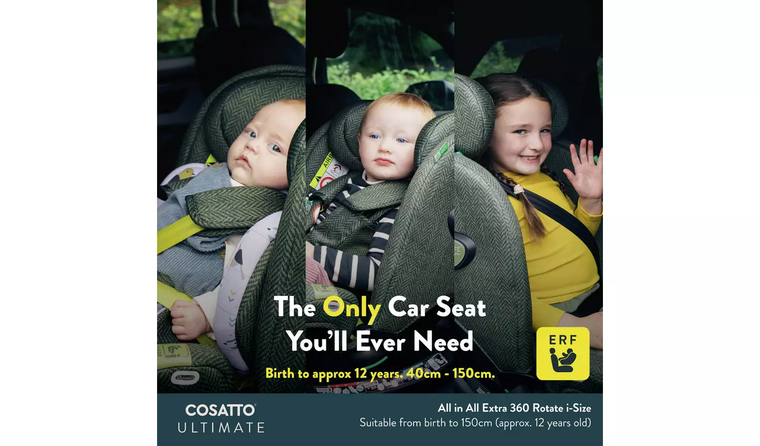 Cosatto All In All Extra Seat Silhoutte