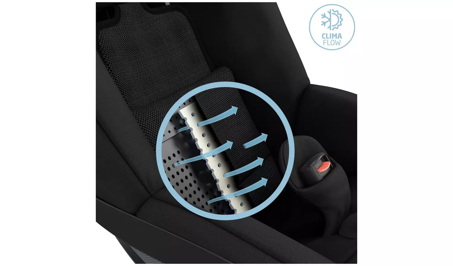 Maxi Cosi Pearl R129 i-Size 360 ISOFIX Car Seat - Black