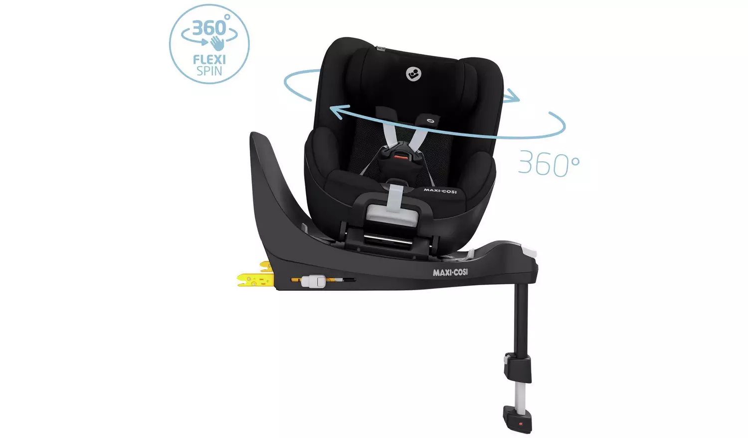 Maxi Cosi Pearl R129 i-Size 360 ISOFIX Car Seat - Black