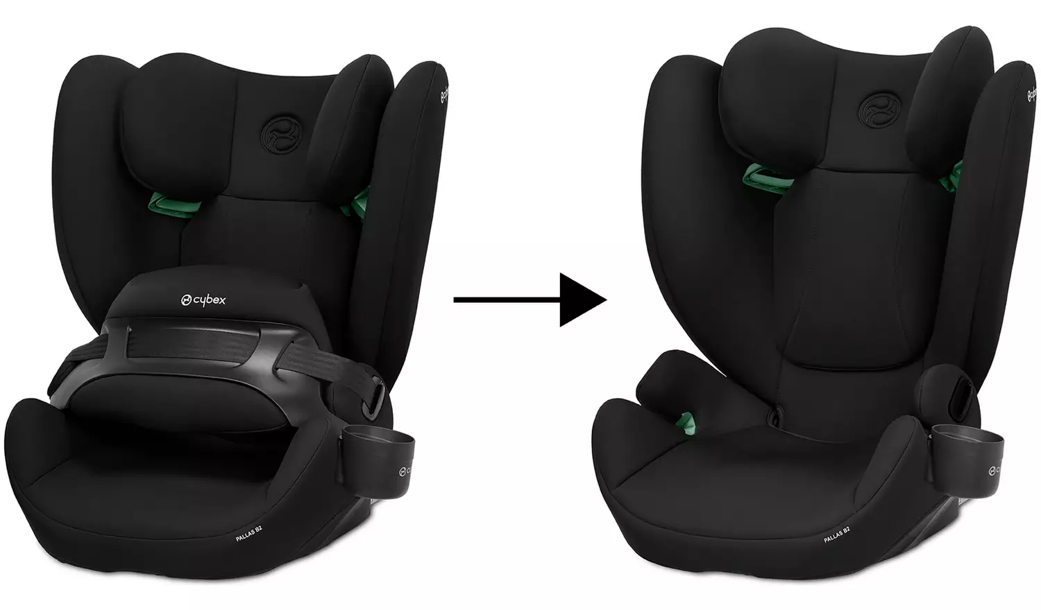 Cybex Pallas B I-Fix Shield 123 Car Seat - Black