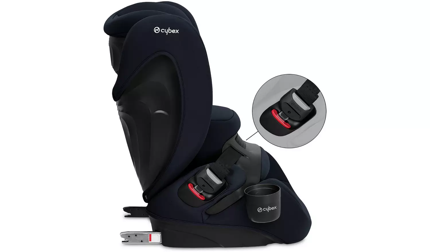 Cybex Pallas B I-Fix Shield 123 Car Seat - Black