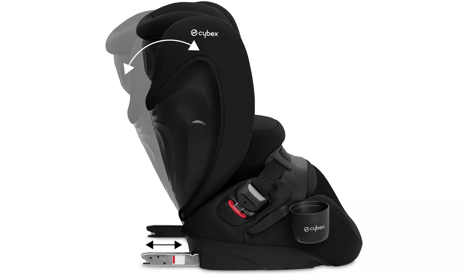 Cybex Pallas B I-Fix Shield 123 Car Seat - Black