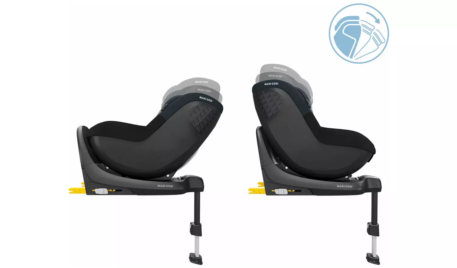 Maxi Cosi Pearl S R129 i-Size Car Seat Tonal Black