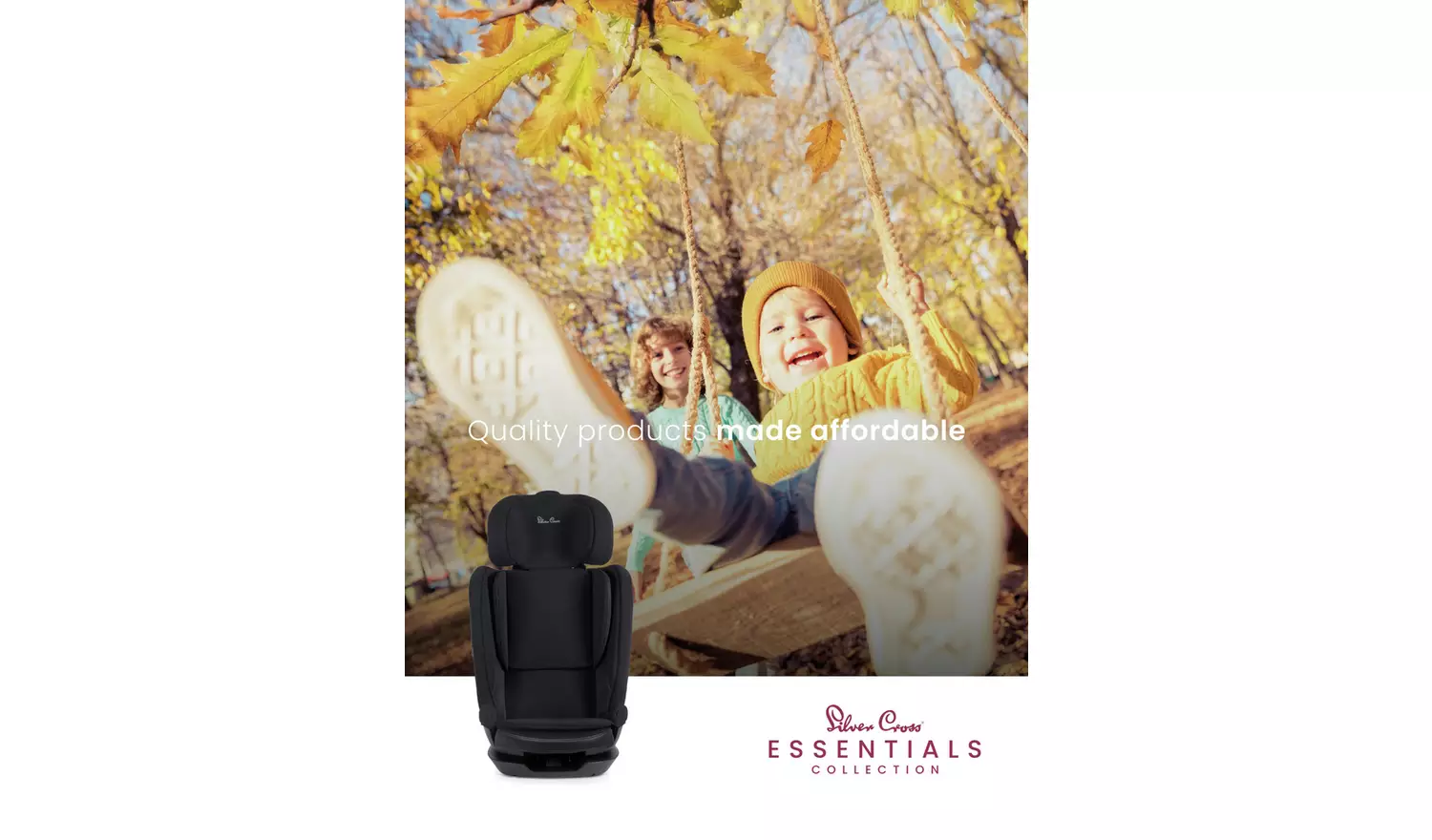 Silver Cross Essentials Discover Group 2-3 ISOFIX Car Seat