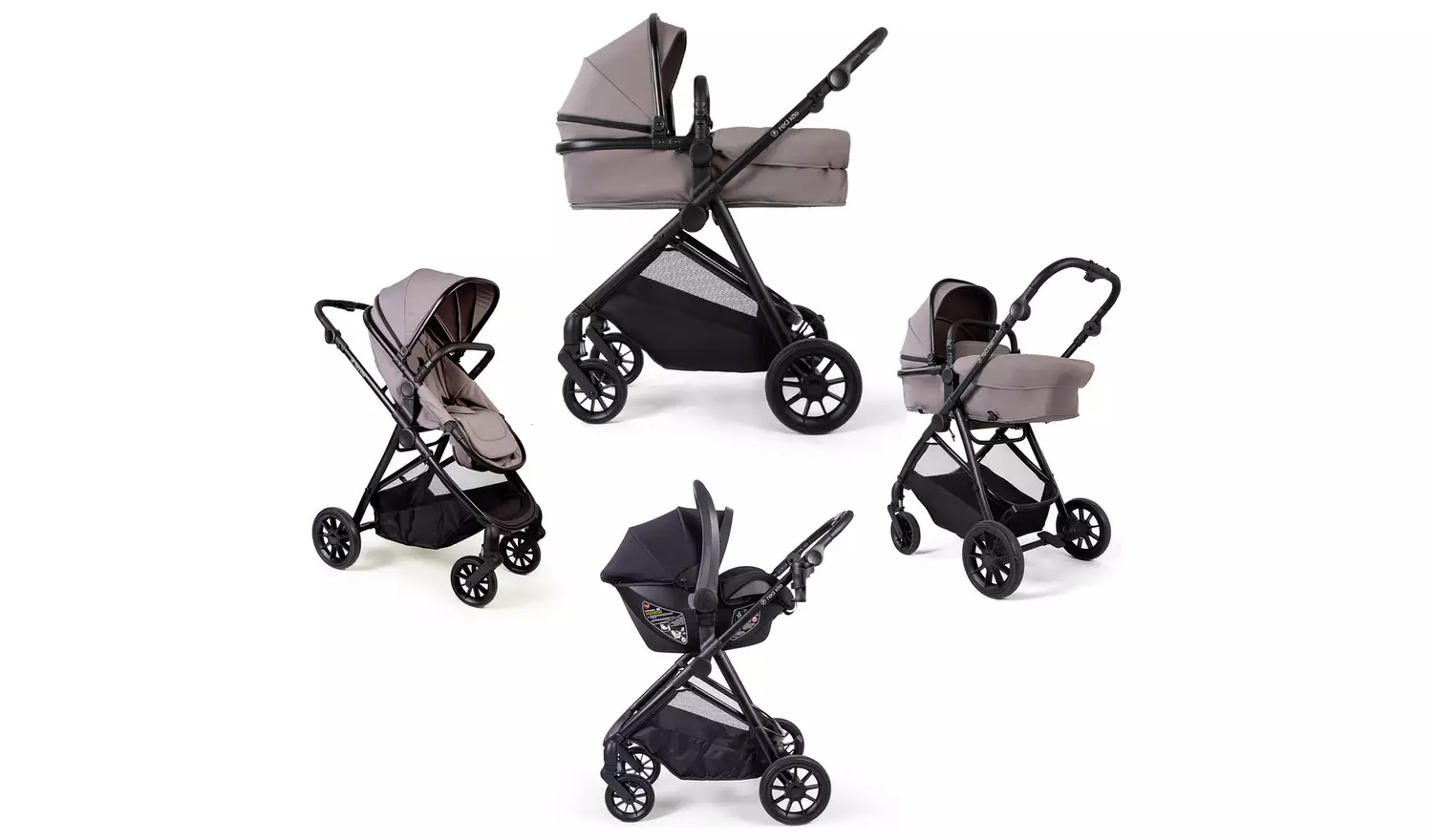Red Kite Push Me Savanna i Travel System - Grey