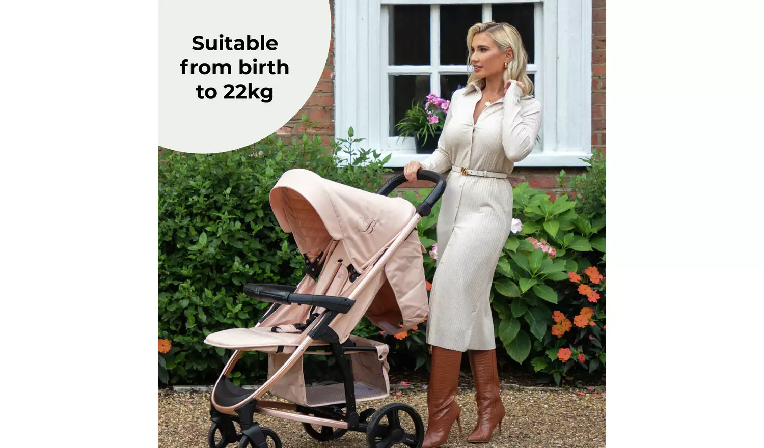 My Babiie MB200i 3-in-1 Travel System - Blush