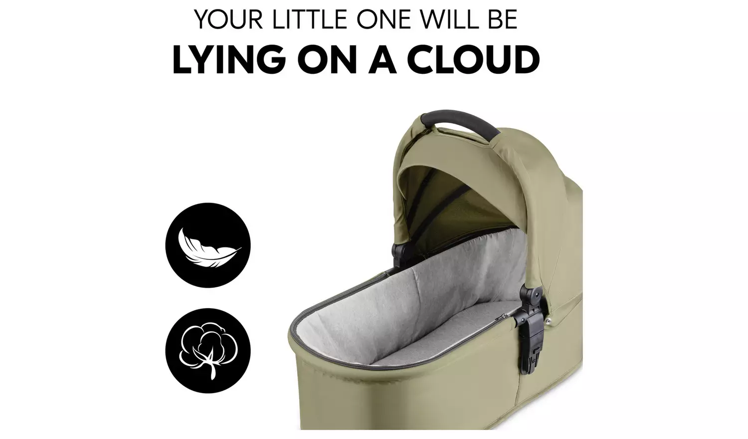 Hauck Shop And Care Trio Travel System - Olive