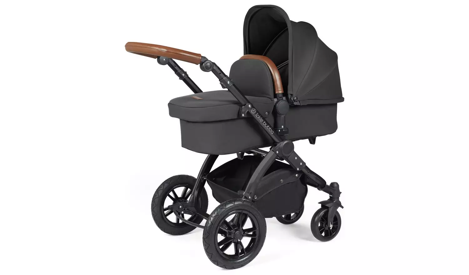 Ickle Bubba Stomp Luxe 12pc Isofix Travel System - Grey