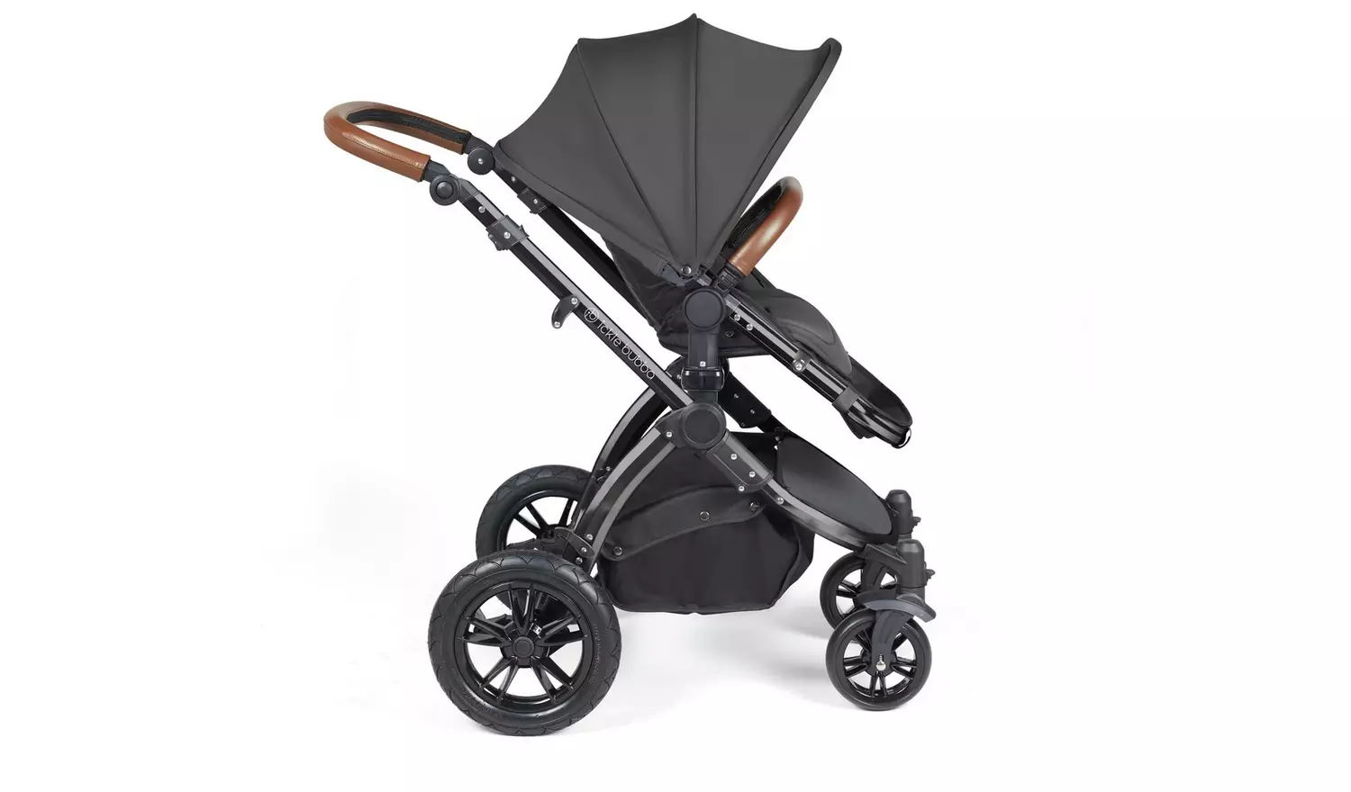 Ickle Bubba Stomp Luxe 12pc Isofix Travel System - Grey