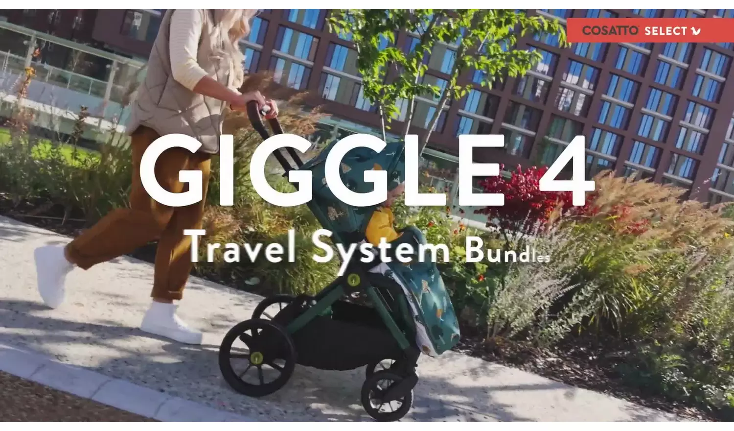 Cosatto Giggle 4 Pushchair & Car Seat Travel System - Lollop