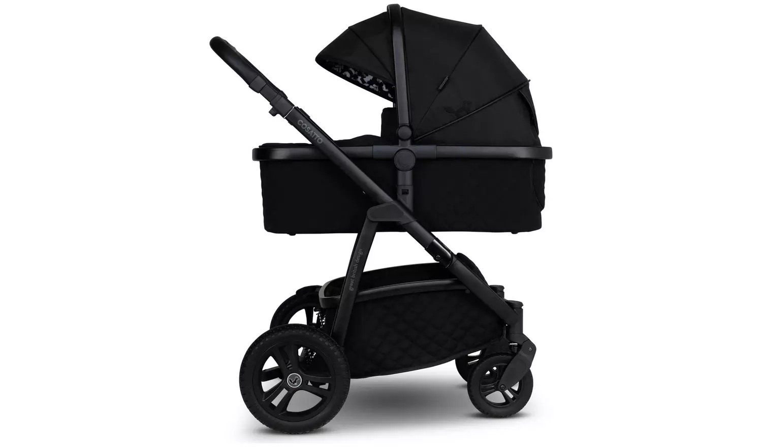 Cosatto Wow 3 All Stage 8 piece Travel System Silhouette