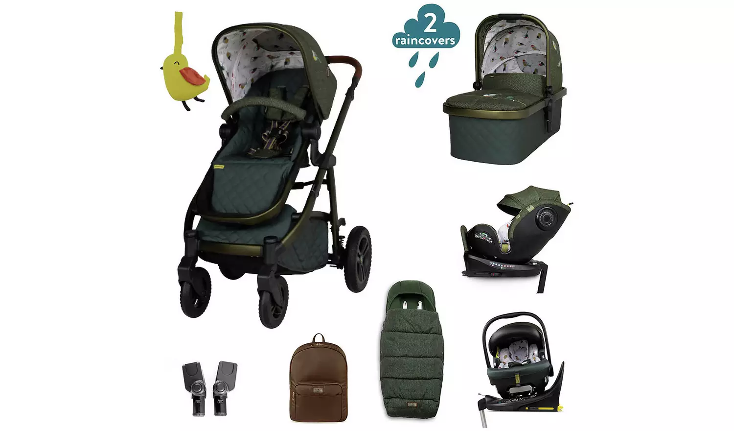 Cosatto Wow 3 All Stage 8 piece Travel System Bureau