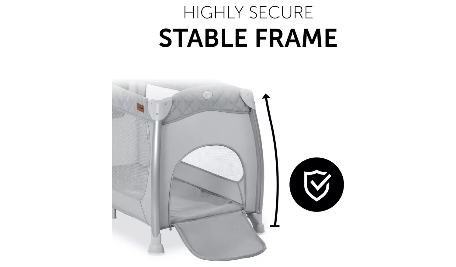 Hauck Play And Relax Quilted Travel Cot