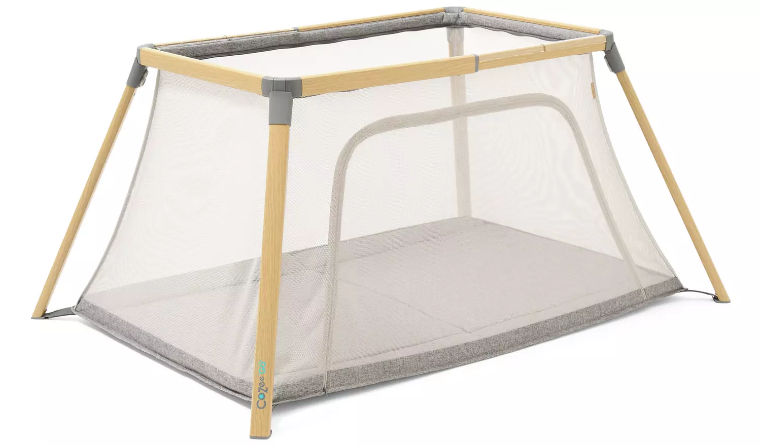 Tutti Bambini Cozee Go Crib - Oak Charcoal