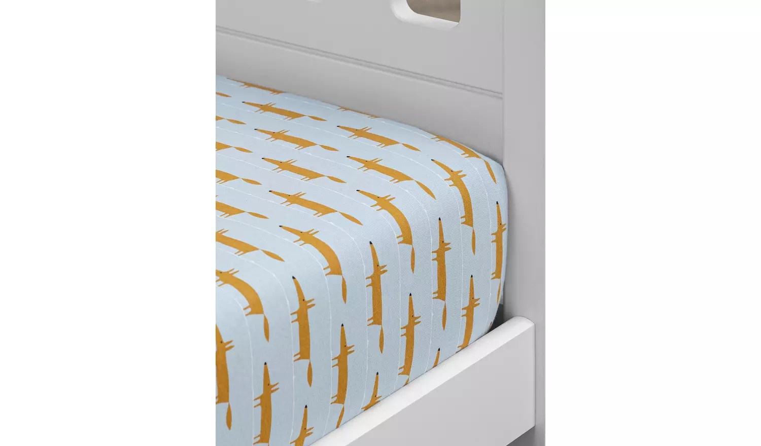 Tu X Scion Blue Mr Fox 1.5 Tog Sleeping Bag & Cot Sheet Set 0-6 Months