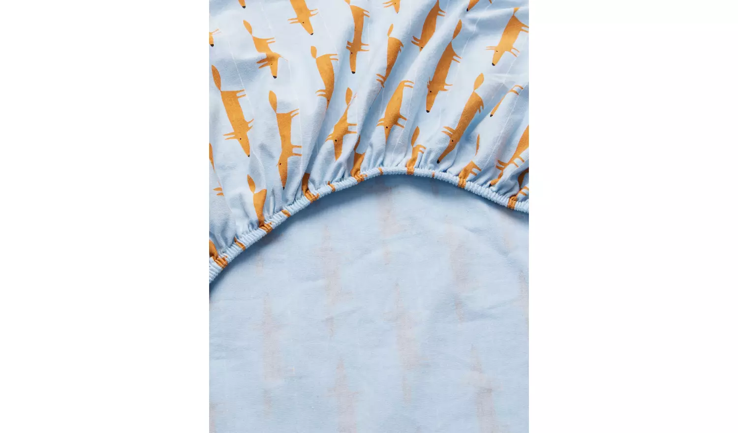 Tu X Scion Blue Mr Fox 1.5 Tog Sleeping Bag & Cot Sheet Set 12-18 months