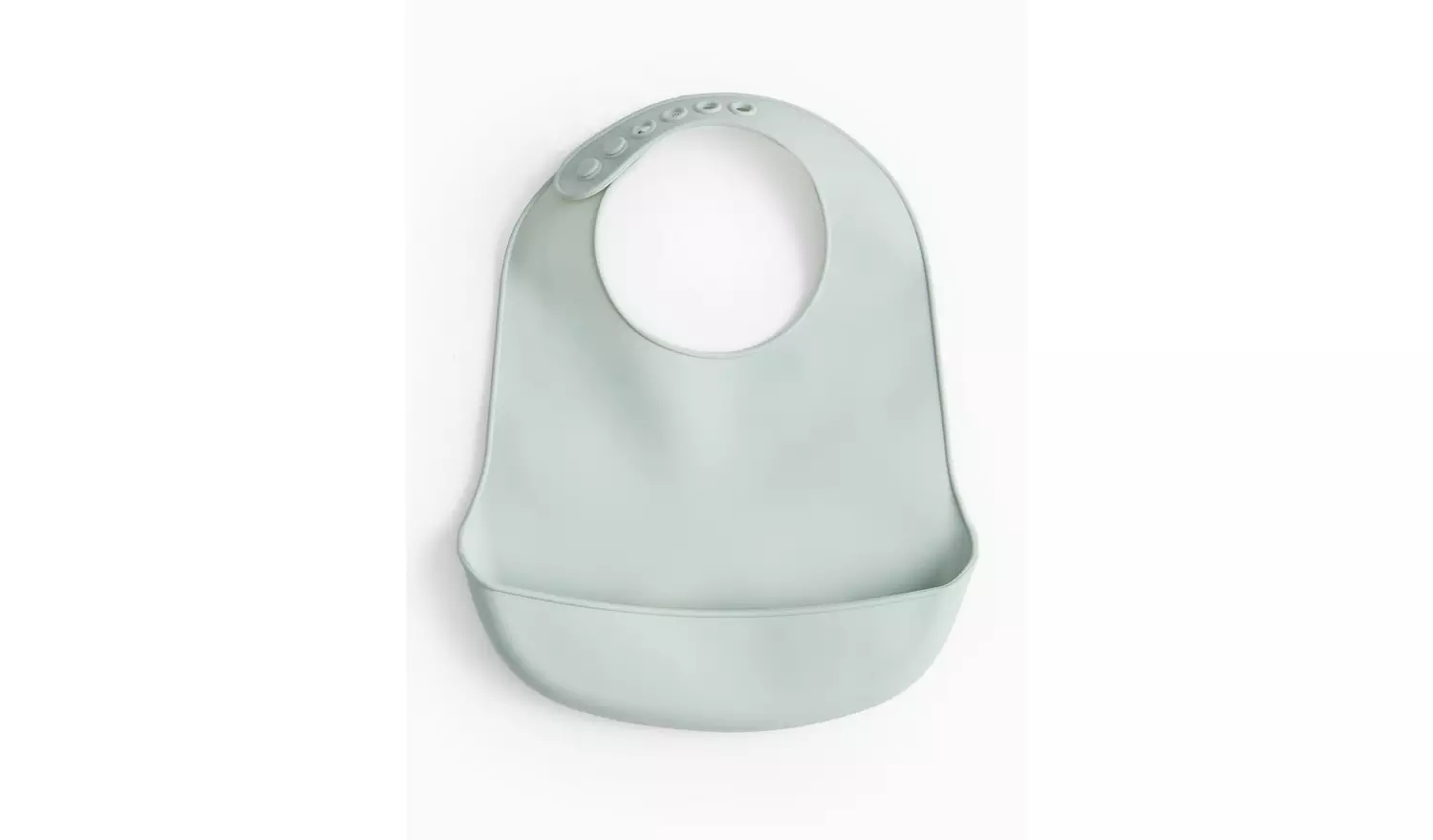 Blue Silicone Bib One Size