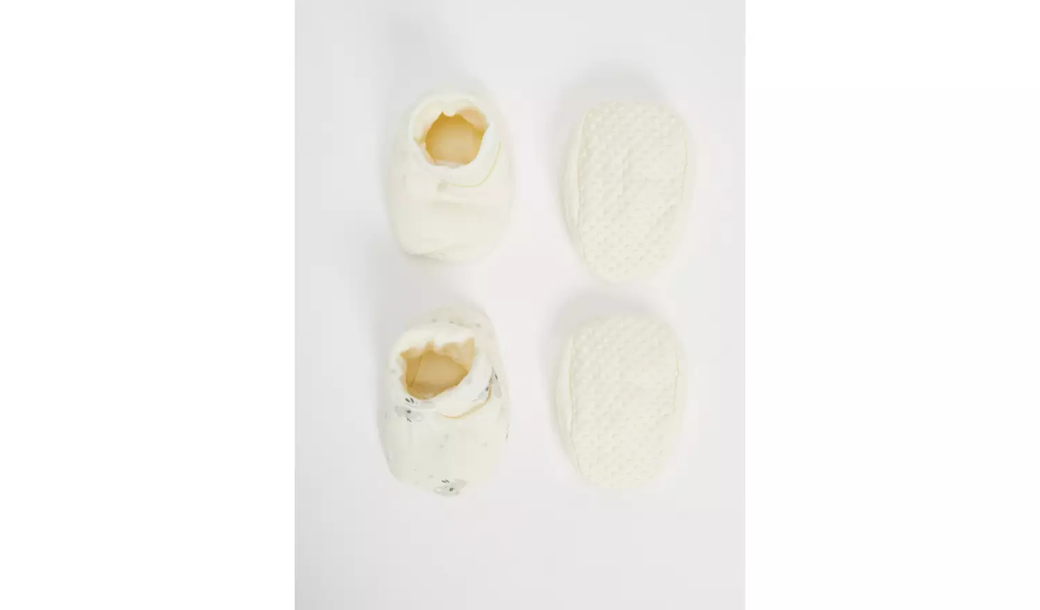 Koala & Plain Booties 2 Pack 6-9 months