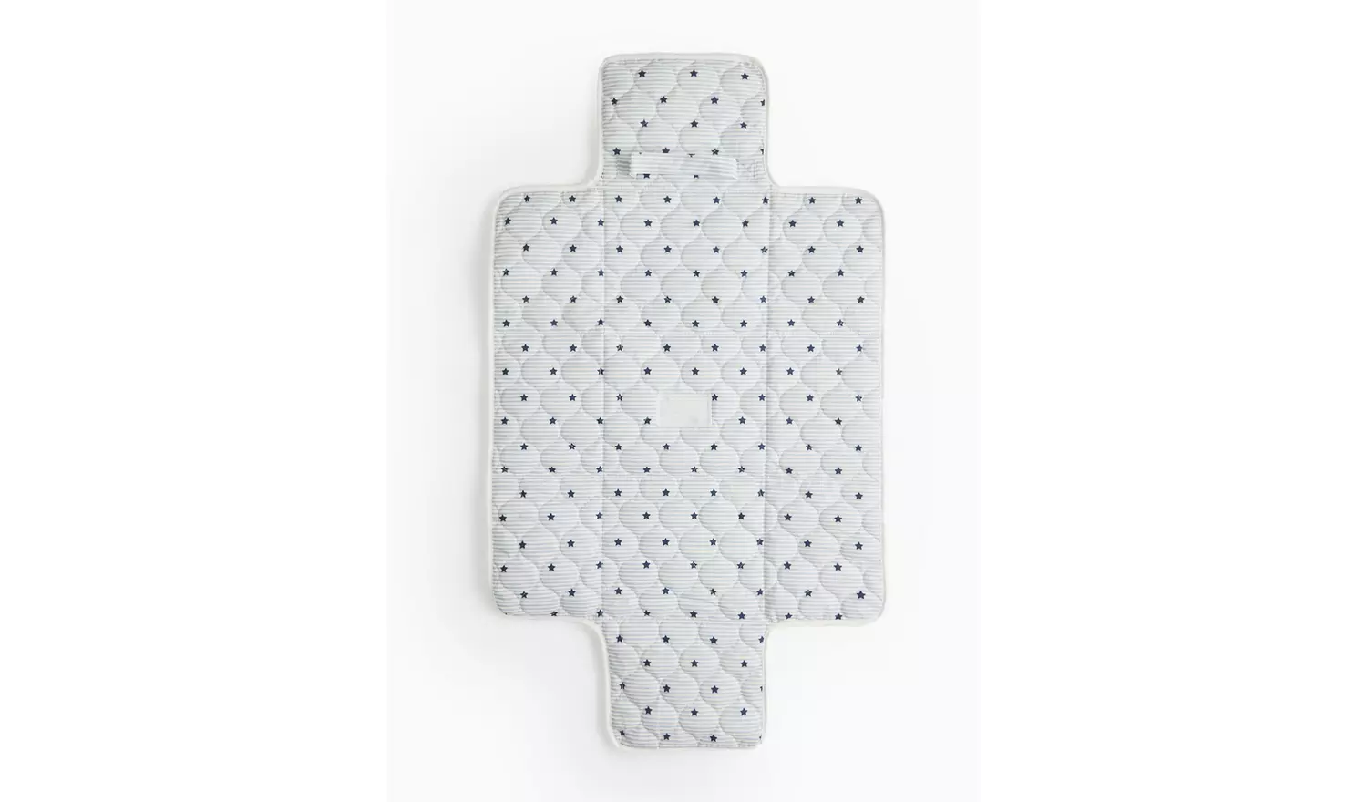 Blue Stripe Star Print Travel Changing Mat One Size