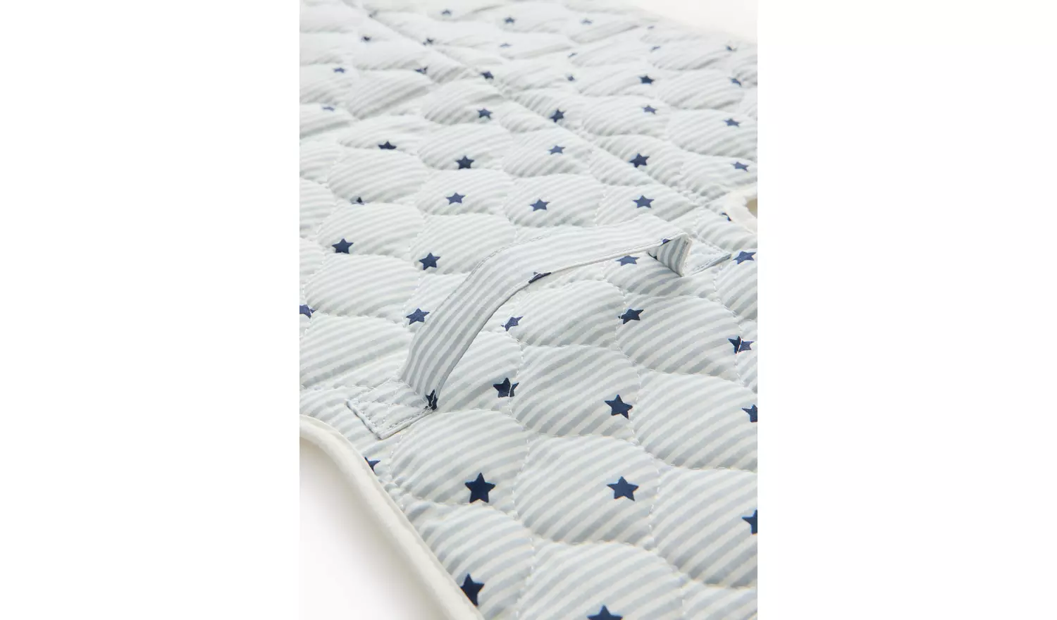 Blue Stripe Star Print Travel Changing Mat One Size