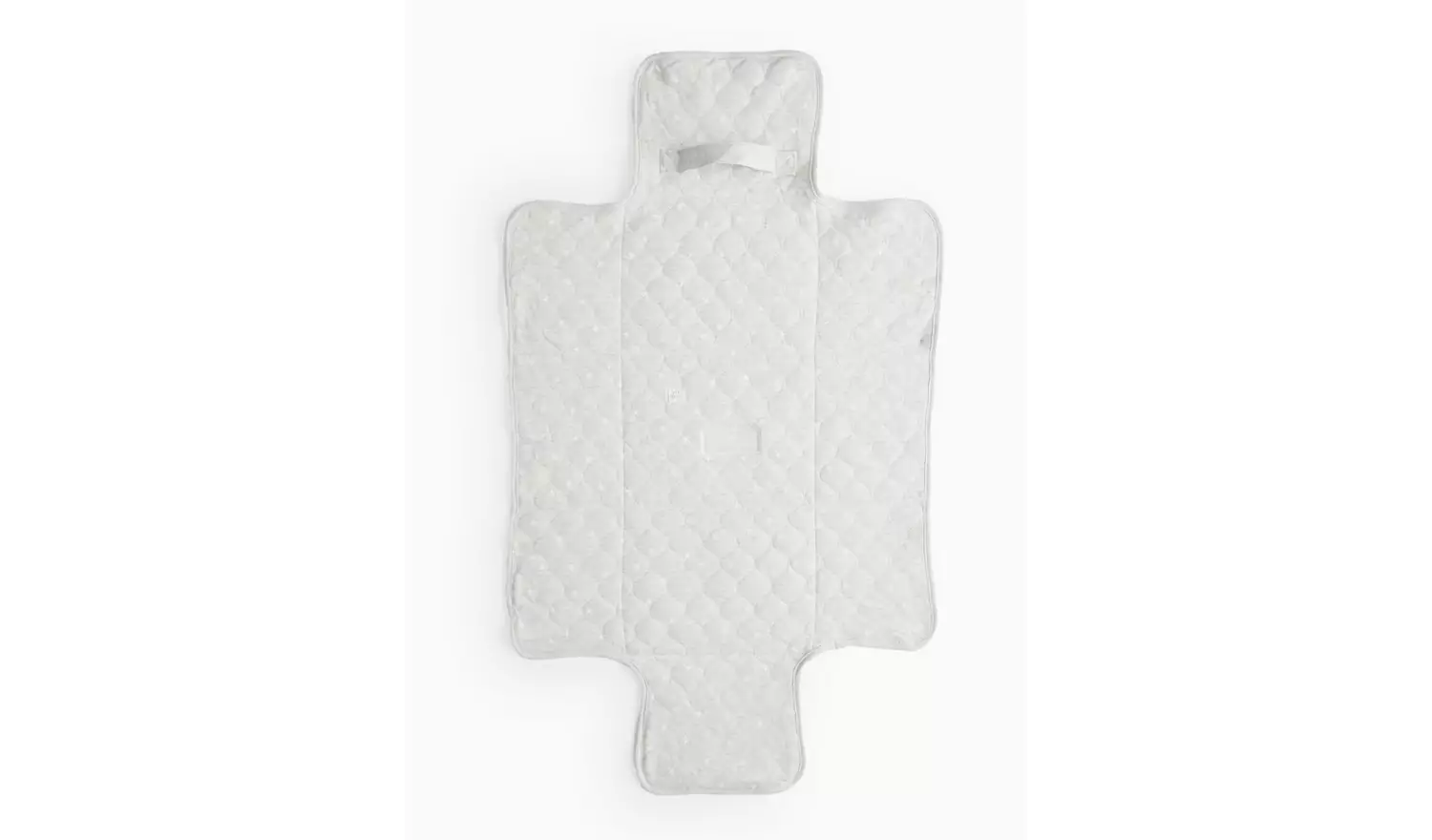 Grey Star Print Quilted Changing Mat One Size