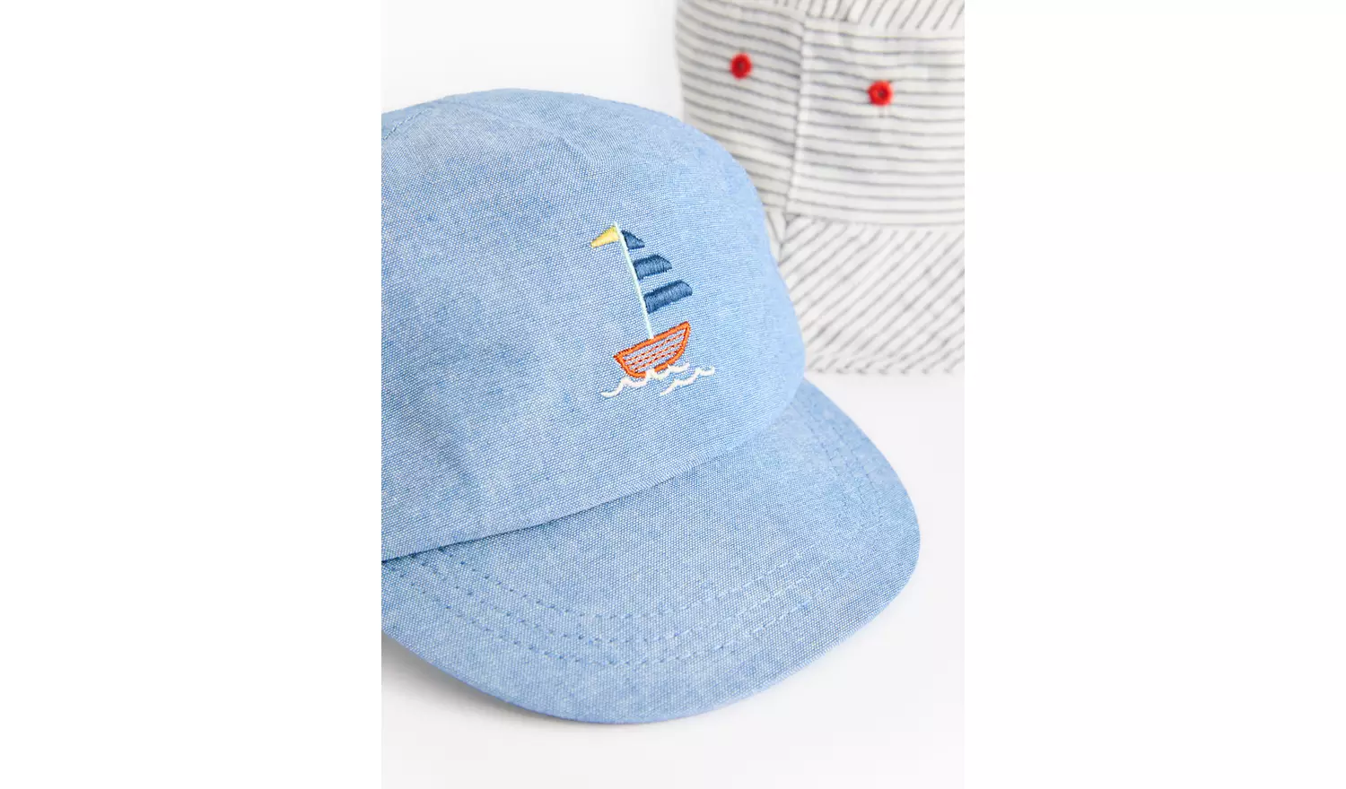 Nautical Theme Bucket Hat & Cap 2 Pack 6-12 months