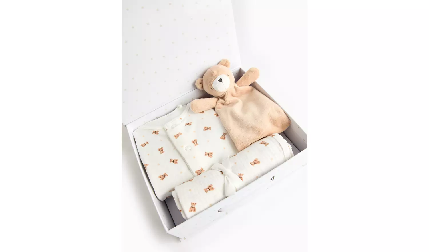 Cream Bear Theme Baby Gift Box Newborn
