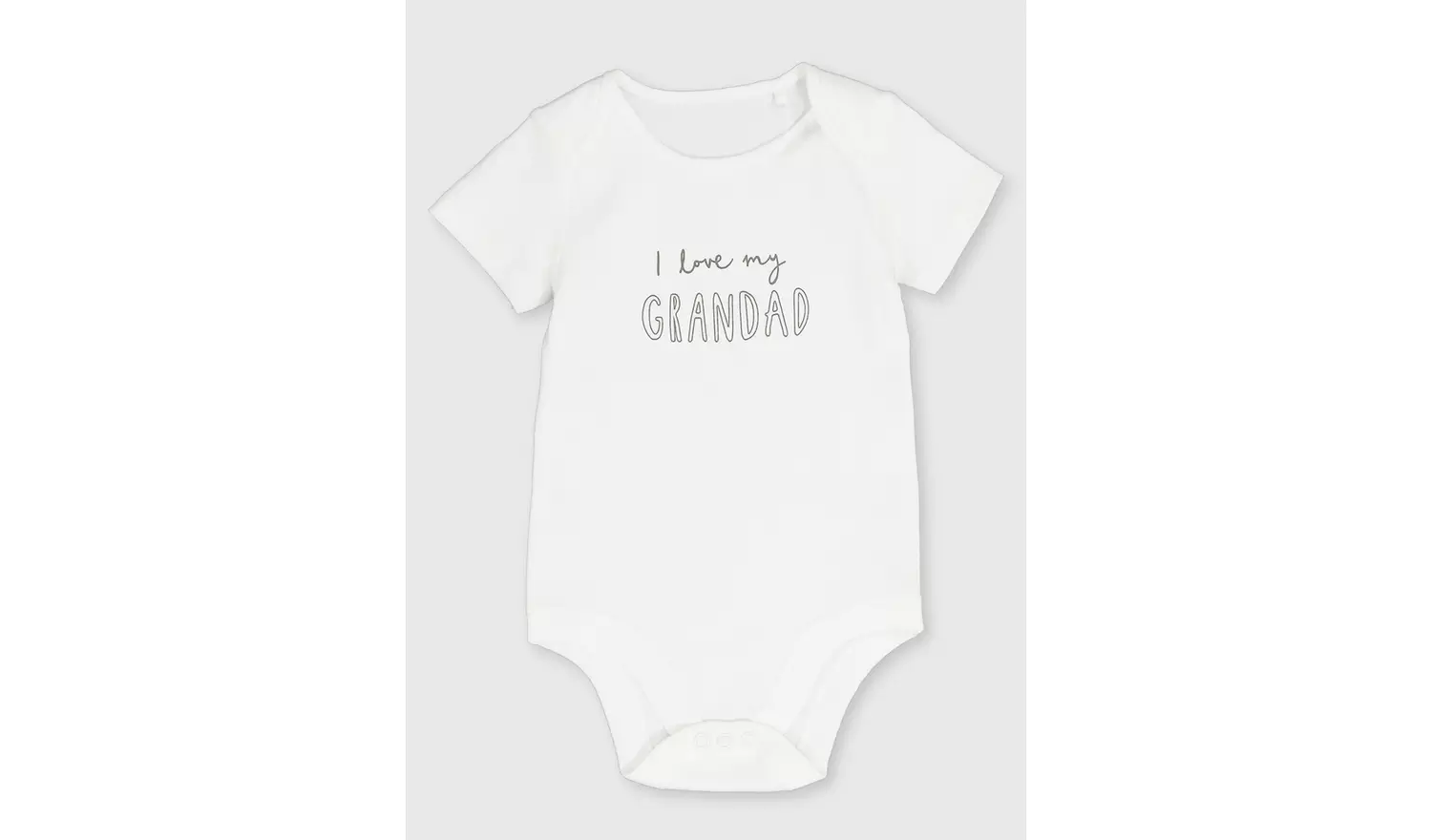White I Love My Grandad Bodysuit 6-9 months