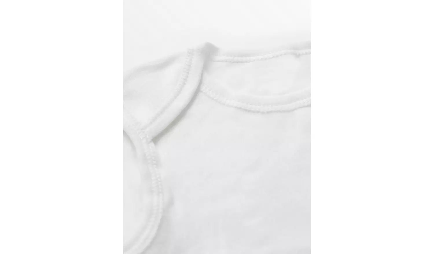 White Sleeveless Bodysuits 5 Pack Up to 1 mth