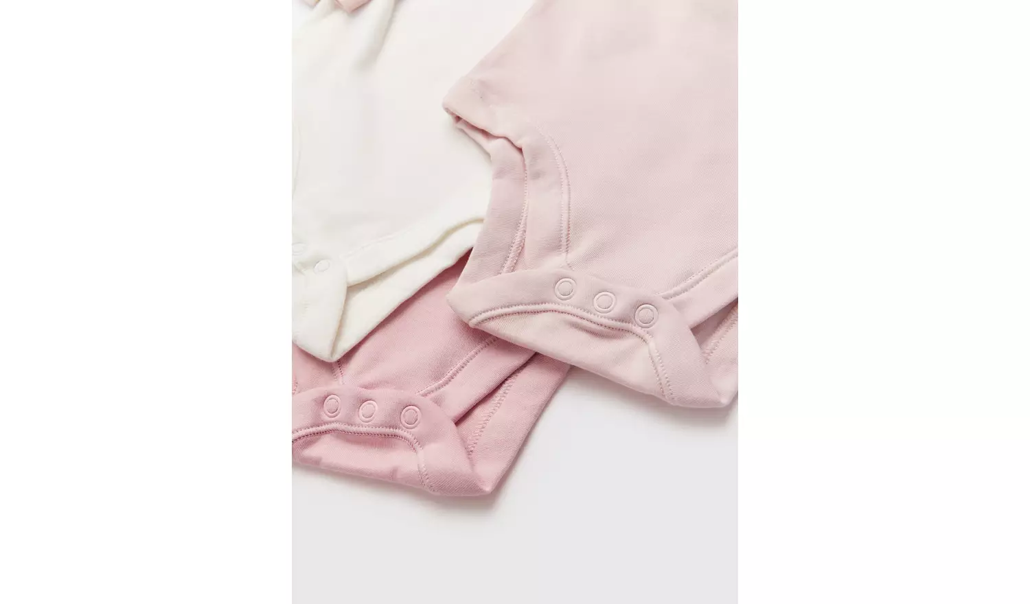 Plain Pink Long Sleeve Bodysuits 7 Pack 18-24 months