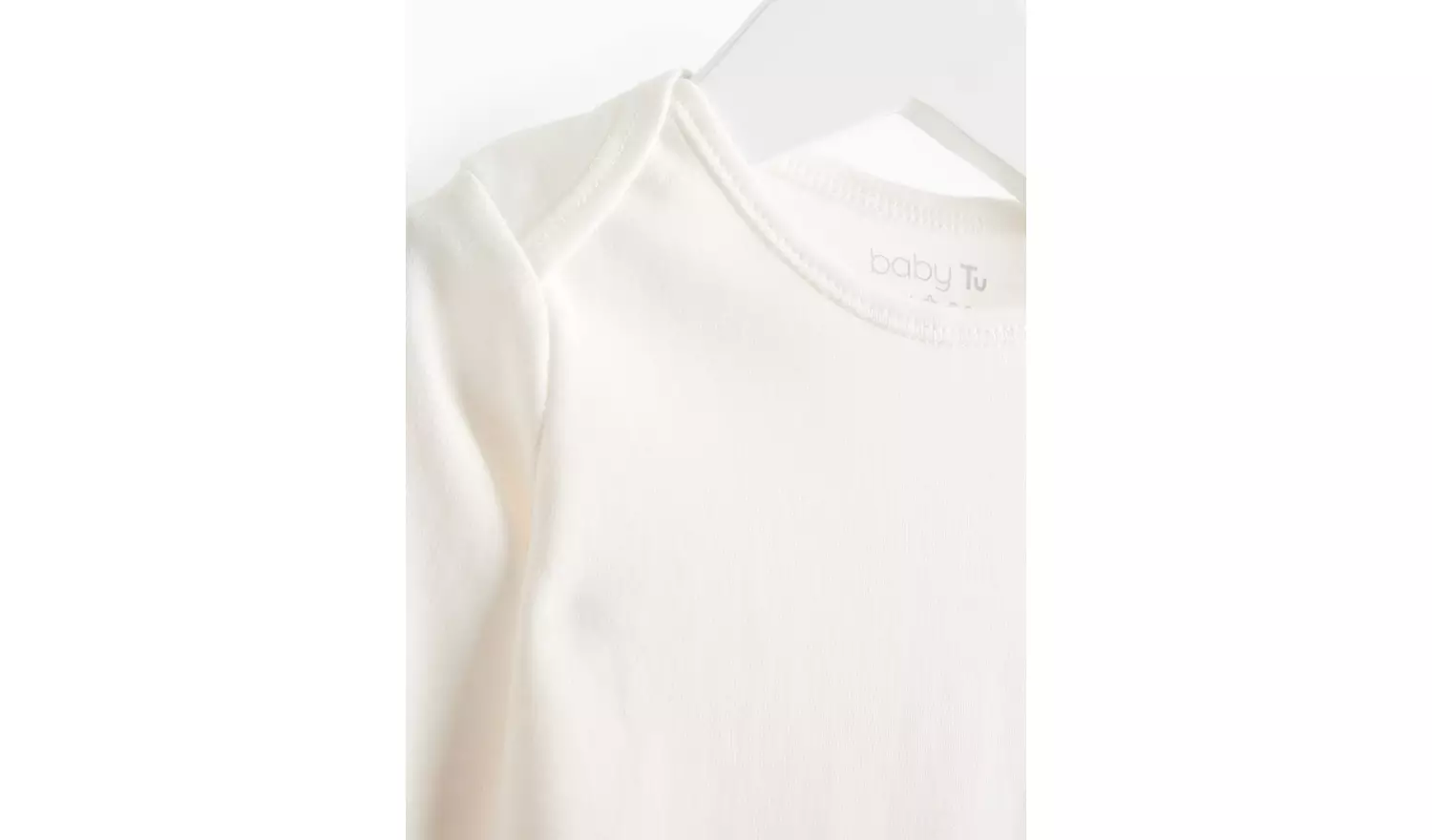 White Long Sleeve Bodysuit 3 Pack 3-6 months