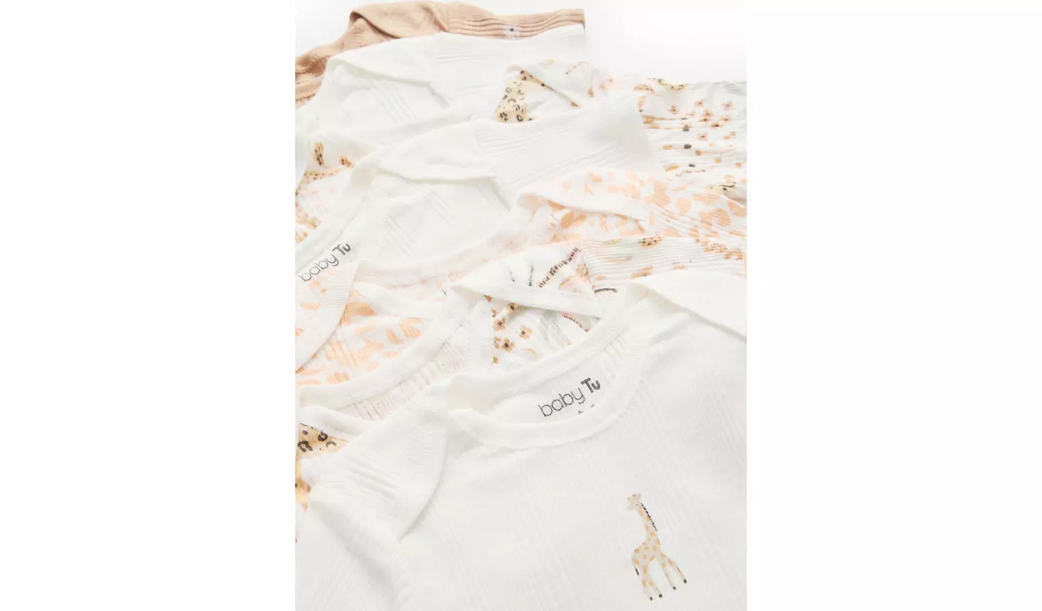 Safari Print Bodysuit 7 Pack 12-18 months