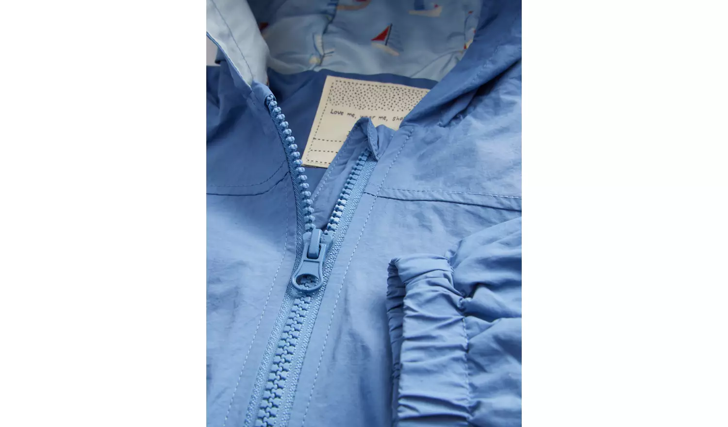 Blue Sailing Print Packaway Mac 18-24 months