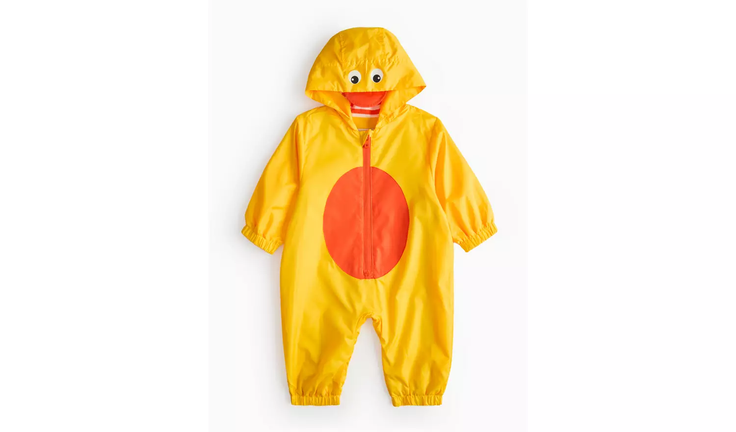 Yellow Duck Print Puddlesuit 3-6 months